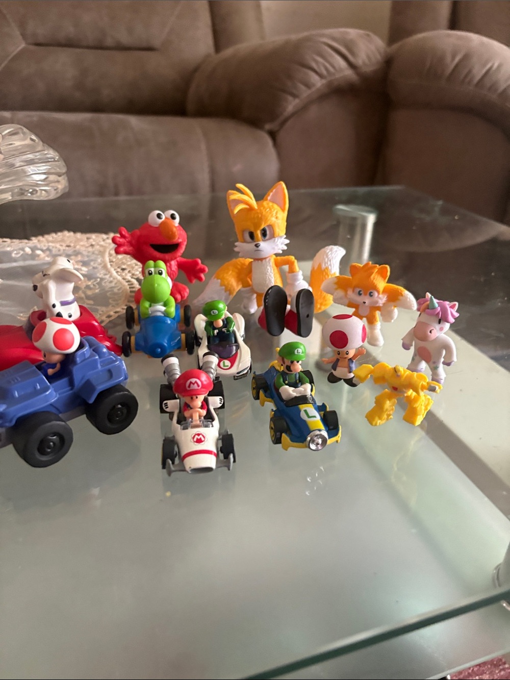 Mario Kart Diecast Glider Vehicle Pack, Action Figure Set mix